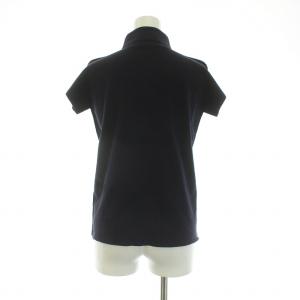 ISSEY MIYAKE カットソー 半袖 ハイネック ストレッチ 2 M 紺 ネイビー