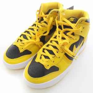 NIKE DH3718-001 WMNS Dunk High UP Gold/Black 25.5cm