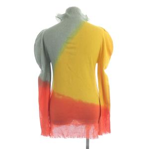 ISSEY MIYAKE A.POC INSIDE ニット ハイネック グラデーション 2 マルチカラー