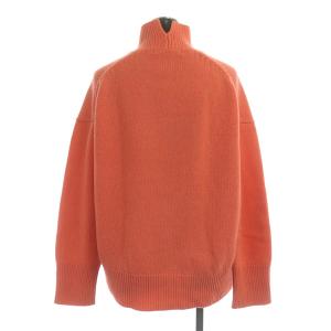 23区 19AW ニット セーター 長袖 ハイネック カシミア混 32 オレンジ