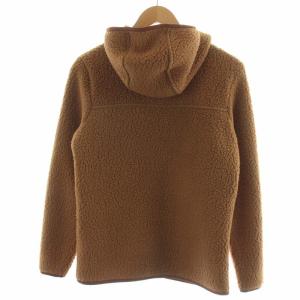 Patagonia 19AW Retro Pile Hoodie レトロ パイル フーディ フリースジャケット ジップアップ ボア XS 茶色