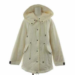 21AW ADS ダウンジャケット スノーパーカー フード  ボタン ドローコード 32 F 白 ホワイト CMWSIW0502