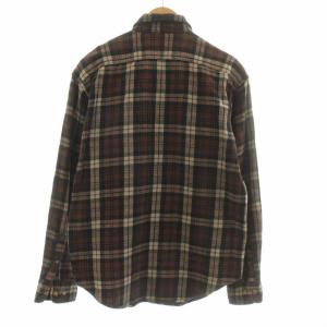 Carhartt L/S FLANNEL SHIRT ヘビーネルシャツ 長袖 チェック M 茶色 ブラウン ベージュ 05155