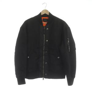 MA-1 ジャケット ブルゾン 中綿 48 ブラック