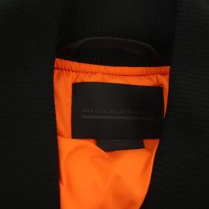 DIESEL BLACK GOLD MA-1 ジャケット ブルゾン 中綿 48 ブラック