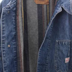 Levi's カバーオール デニムジャケット 総裏地 L インディゴブルー