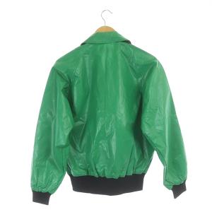 adidas 80-90年代 デサント製 ナイロンジャケット ブルゾン スナップボタン ヴィンテージ M 緑 グリーン ADS-220