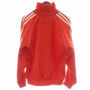adidas 80s ヴィンテージ デサント製 トラックジャケット ジャージ ロゴ 赤 レッド