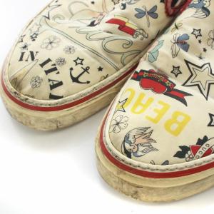 GUCCI スニーカー スリッポン 靴 シューズ 25.5cm マルチカラー
