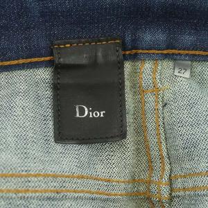 DIOR HOMME 06AW エディ期 デニムパンツ ジーンズ スリム ボタンフライ ストレッチ 27 紺 ネイビー