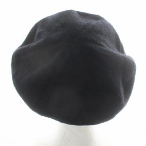 HELEN KAMINSKI 帽子 ベレー帽 ウール L 黒 ブラック