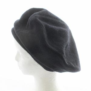 HELEN KAMINSKI 帽子 ベレー帽 ウール L 黒 ブラック
