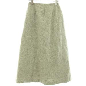 COMME des GARCONS ウールスカート フレア ロング 総裏地 ジップフライ AD1992 ヴィンテージ M グレー
