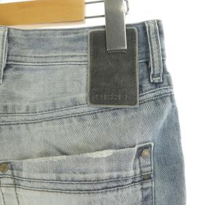DIESEL KRAYVER デニムパンツ ジーンズ スリム ダメージ加工 イタリア製 W27L30 青 ブルー