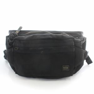 ヒート ボディバッグ ウエストバッグ ナイロン 黒 ブラック