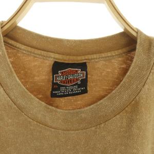 HARLEY DAVIDSON 60周年記念 90s ヴィンテージ Tシャツ 半袖 プリント イーグル USA製 XL 茶 ブラウン