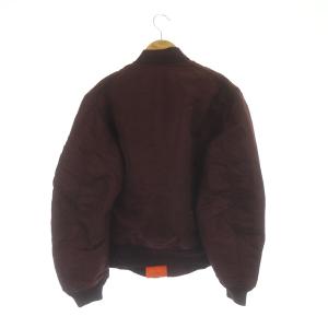 ALPHA INDUSTRIES MA-1 フライトジャケット ブルゾン ナイロン USA製 MIL-J-82790J S ボルドー
