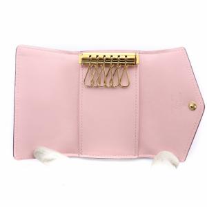 LOUIS VUITTON ミュルティクレ6 6連 キーケース ヴェルニ ピンク M61233