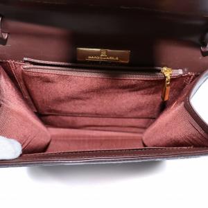 GIVENCHY ヴィンテージ ハンドバッグ レザー 4Gロゴ ゴールド金具 ブラウン