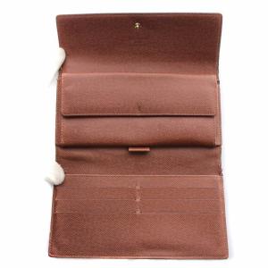 LOUIS VUITTON 長財布 三つ折り モノグラム ポルトフォイユ インターナショナル レザー 茶 ブラウン M61217