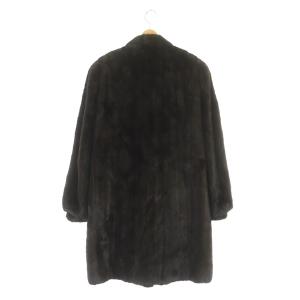 SAGA MINK 銀サガ GOLDIN・KARABELAS ファーコート ロング ミンク アウター ダークブラウン