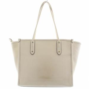 kate spade new york トートバッグ ペブルドレザー ファスナー ロゴ 白 ホワイト K4688