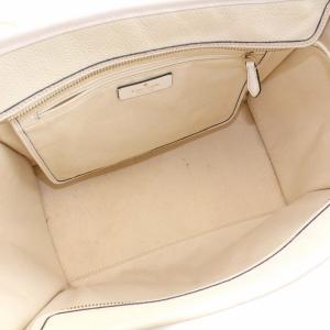 kate spade new york トートバッグ ペブルドレザー ファスナー ロゴ 白 ホワイト K4688