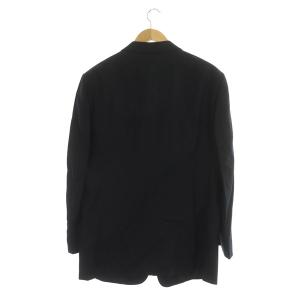 ARMANI COLLEZIONI テーラードジャケット 2B 総裏地 シャドウストライプ 54 紺 ネイビー
