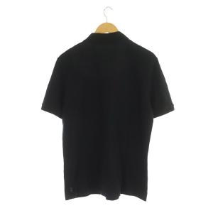 ARMANI COLLEZIONI ポロシャツ 半袖 ハーフジップ ストレッチ USA XL 紺 ネイビー
