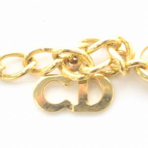 Christian Dior ブレスレット CD ロゴ ゴールドカラー