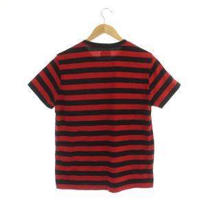 Rags Mcgregor Tシャツ カットソー 半袖 ボーダー クルーネック L 赤 レッド