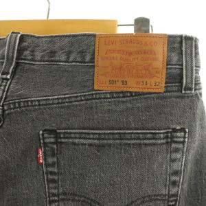 Levi's 501 1993年復刻モデル デニム パンツ テーパード W34L32 グレー 79830-0011