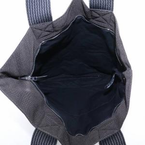 HERMES エールライン カバス トートバッグ キャンバス グレー