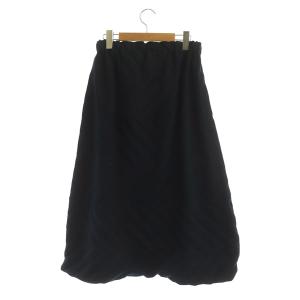 me ISSEY MIYAKE 変形サルエルパンツ ニット イージー 紺 ネイビー