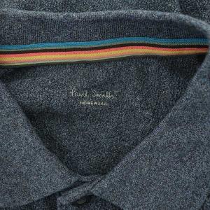 PAUL SMITH HOMEWEAR ポロシャツ 半袖 パイル地 コットン L 紺 ネイビー