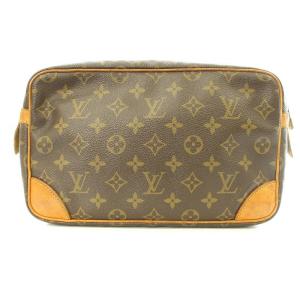 LOUIS VUITTON コンピエーニュ28 クラッチ セカンドバッグ モノグラム ブラウン M51845