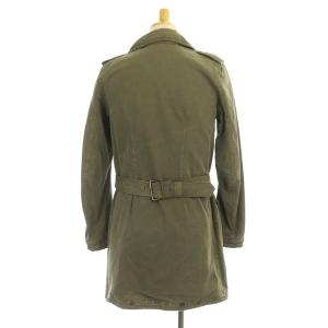 AKM EDITION別注 ミリタリー トレンチコート コットン S カーキ