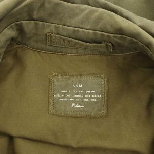 AKM EDITION別注 ミリタリー トレンチコート コットン S カーキ