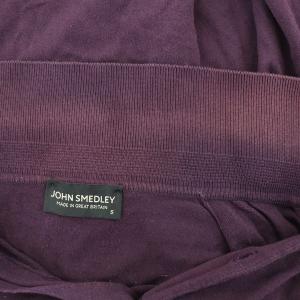 JOHN SMEDLEY ポロシャツ 半袖 コットン イギリス製 S 紫 パープル