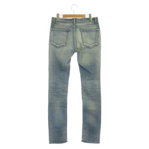 LOUNGE LIZARD デニム パンツ ジーンズ スリム スキニー ストレッチ ダメージ加工 1 青 ブルー