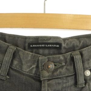 LOUNGE LIZARD デニム パンツ ジーンズ スリム テーパード ストレッチ 1 グレー