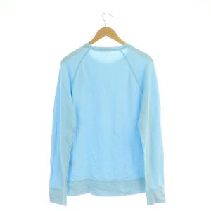 POLO RALPH LAUREN スウェットシャツ カットソー トレーナー 長袖 M 水色 ライトブルー