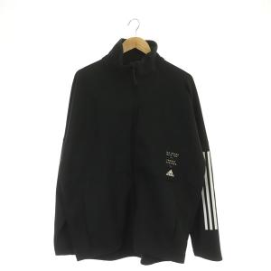 3STRIPES トラックジャケット ジャージ ジップアップ ハイネック 2XO 黒 ブラック