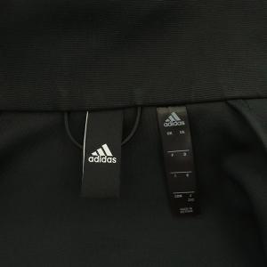 adidas 3STRIPES トラックジャケット ジャージ ジップアップ ハイネック 2XO 黒 ブラック