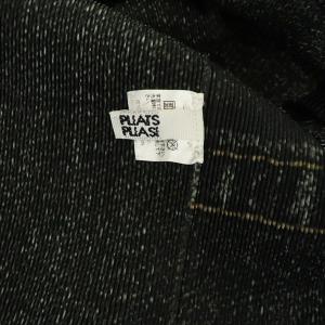 PLEATS PLEASE ISSEY MIYAKE ブラウス プリーツ カットソー ノースリーブ 03 黒 ブラック