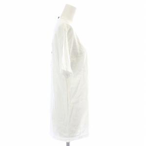 EVERYDAY I LIKE スキン SKIN Tシャツ カットソー 半袖 クルーネック バックプリント 白 ホワイト