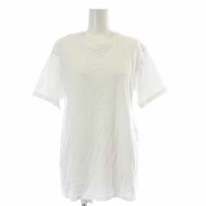 EVERYDAY I LIKE スキン SKIN Tシャツ カットソー 半袖 クルーネック バックプリント 白 ホワイト