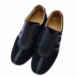 BALLY シューズ スニーカー レザー スエード US5 22.5cm 黒 ブラック