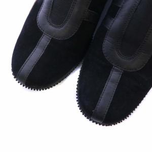 BALLY シューズ スニーカー レザー スエード US5 22.5cm 黒 ブラック