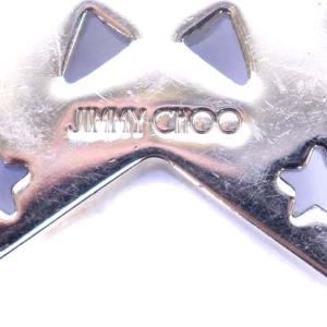 JIMMY CHOO LOVIE FTX キーホルダー キーチャーム スター 星 グリッター ロゴ 青 ブルー シルバー色